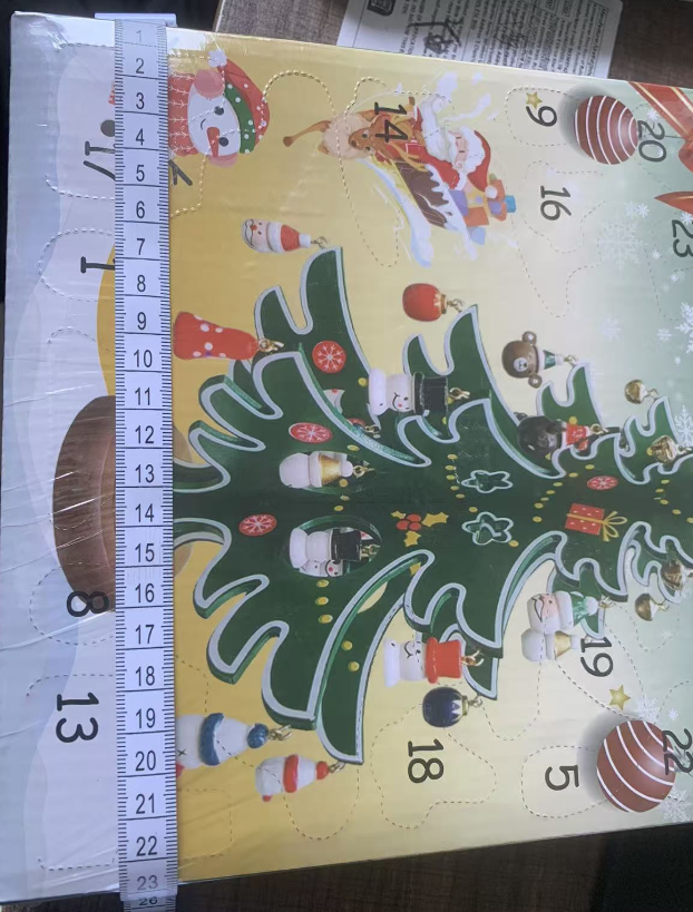Y-Cross-Border New Product: Christmas Tree Arrival Calendar (Blind Calendar)