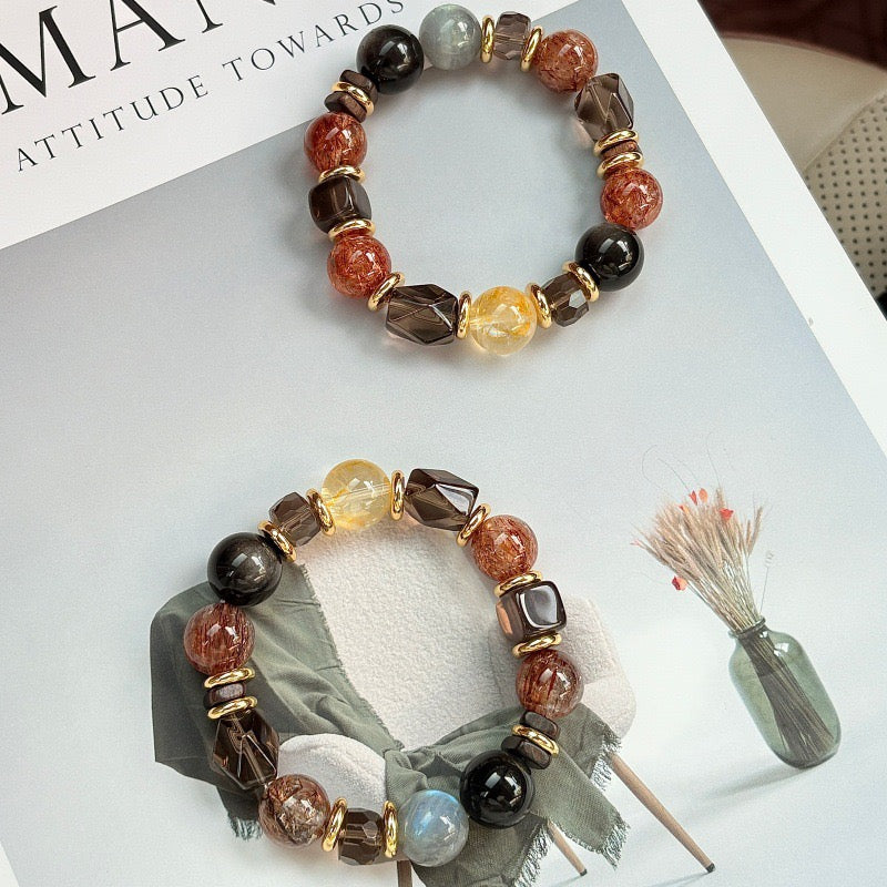 Tovelle Abundance & Intuition Gemstone Stack