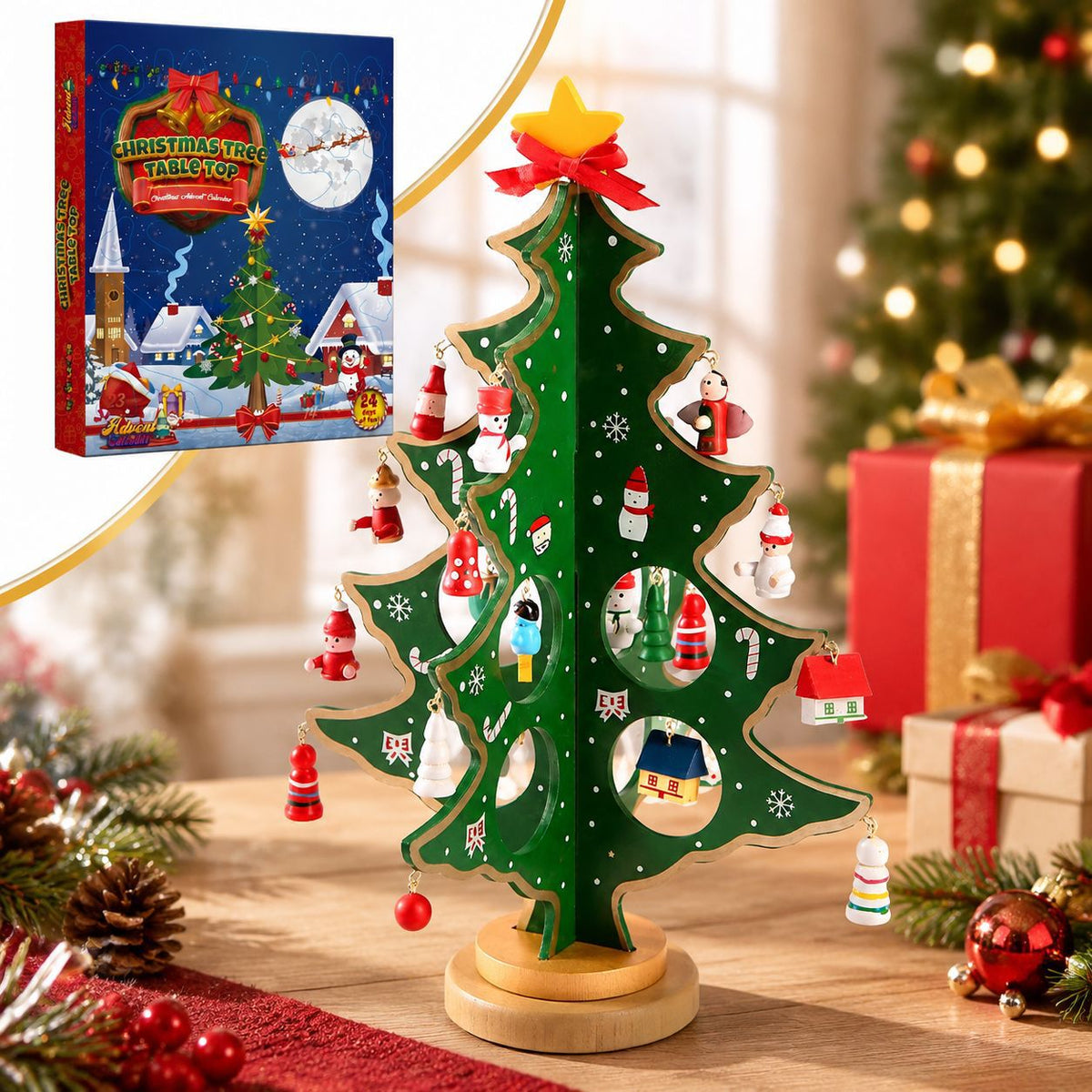 Y-Cross-Border New Product: Christmas Tree Arrival Calendar (Blind Calendar)