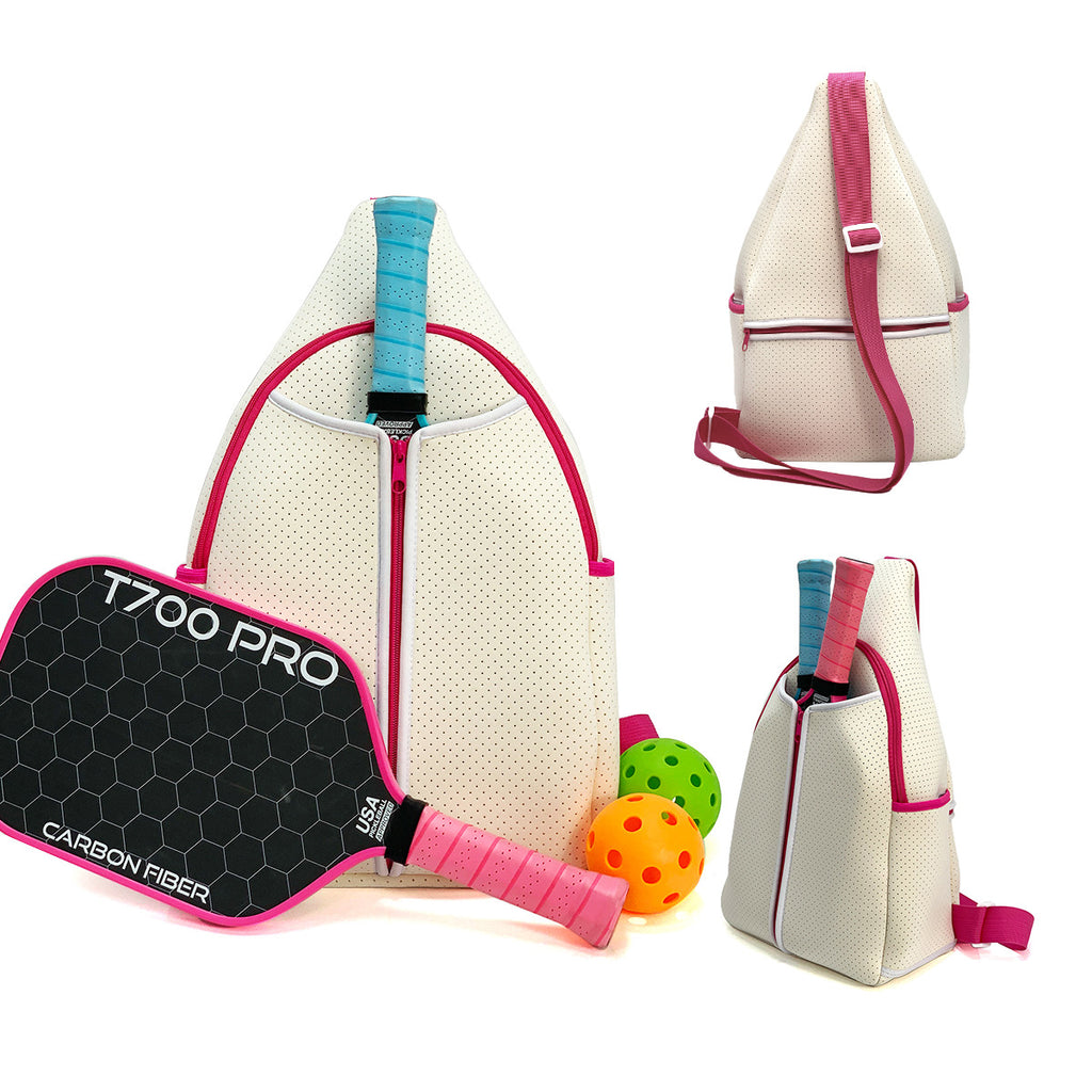 Amazon spot neoprene shoulder bag badminton bag multi-function outdoor pickleball bag portable tennis bag
