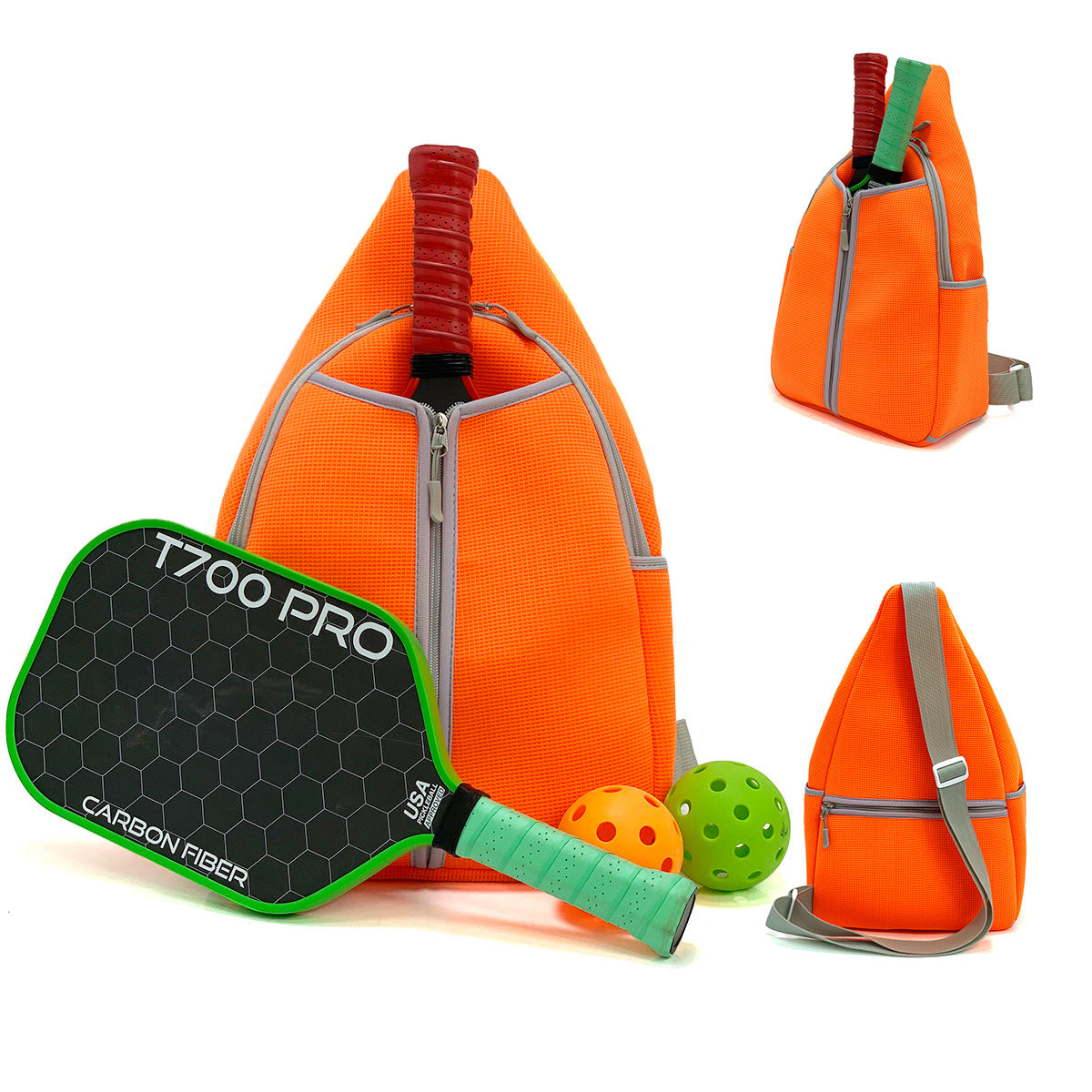 Amazon spot neoprene shoulder bag badminton bag multi-function outdoor pickleball bag portable tennis bag