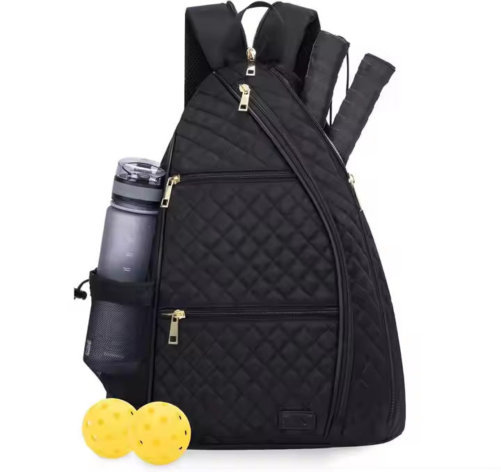 Amazon spot neoprene shoulder bag badminton bag multi-function outdoor pickleball bag portable tennis bag