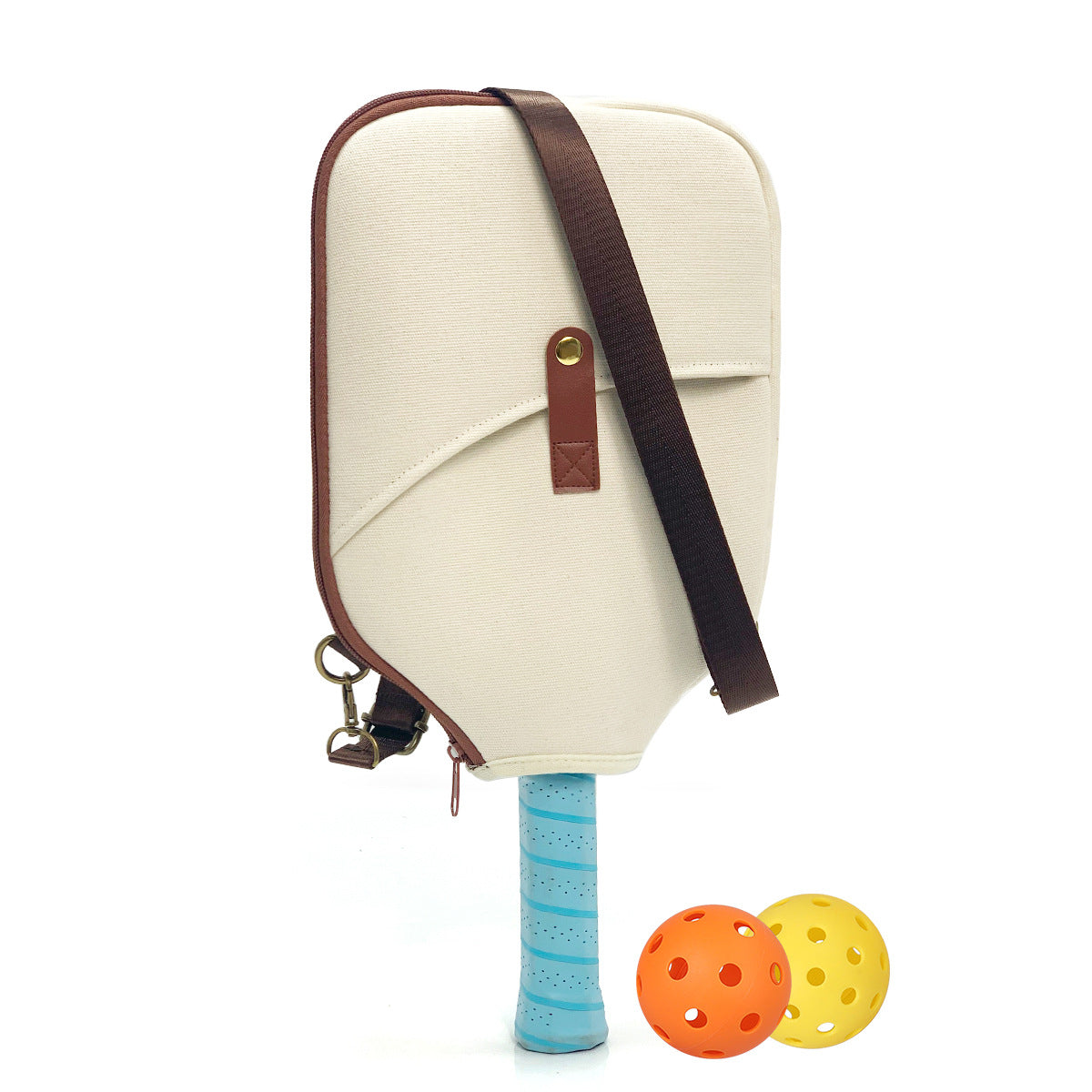 Amazon spot neoprene shoulder bag badminton bag multi-function outdoor pickleball bag portable tennis bag