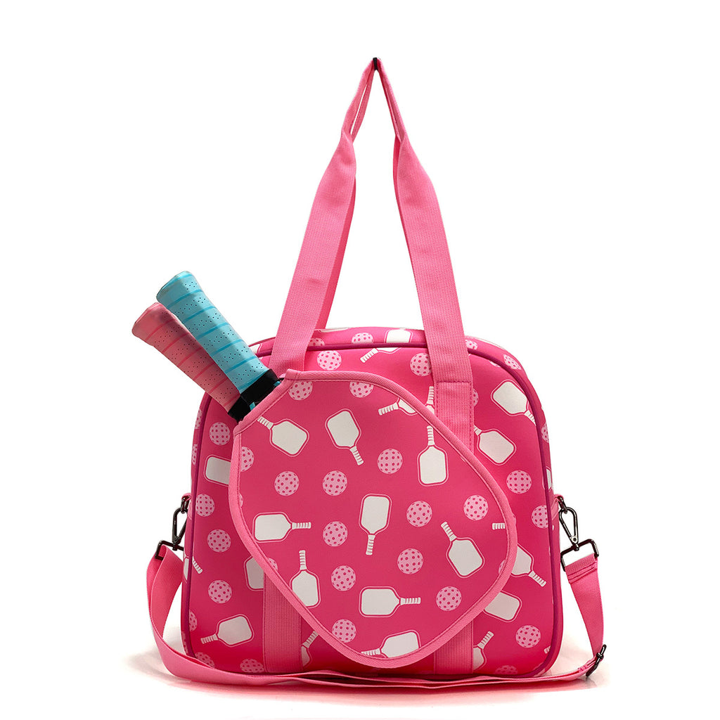 Amazon spot neoprene shoulder bag badminton bag multi-function outdoor pickleball bag portable tennis bag