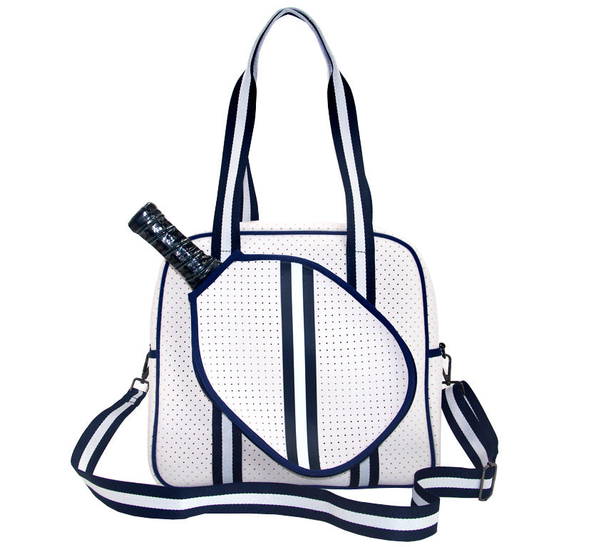 Amazon spot neoprene shoulder bag badminton bag multi-function outdoor pickleball bag portable tennis bag