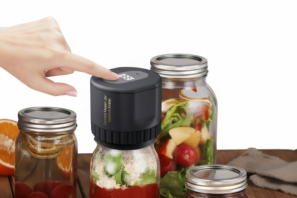 Cross-border hot-selling Mason jar sealing machine fully automatic small household fresh-keeping machine vacuum sealing machine electric sealing machine