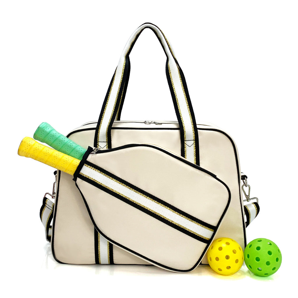 Amazon spot neoprene shoulder bag badminton bag multi-function outdoor pickleball bag portable tennis bag