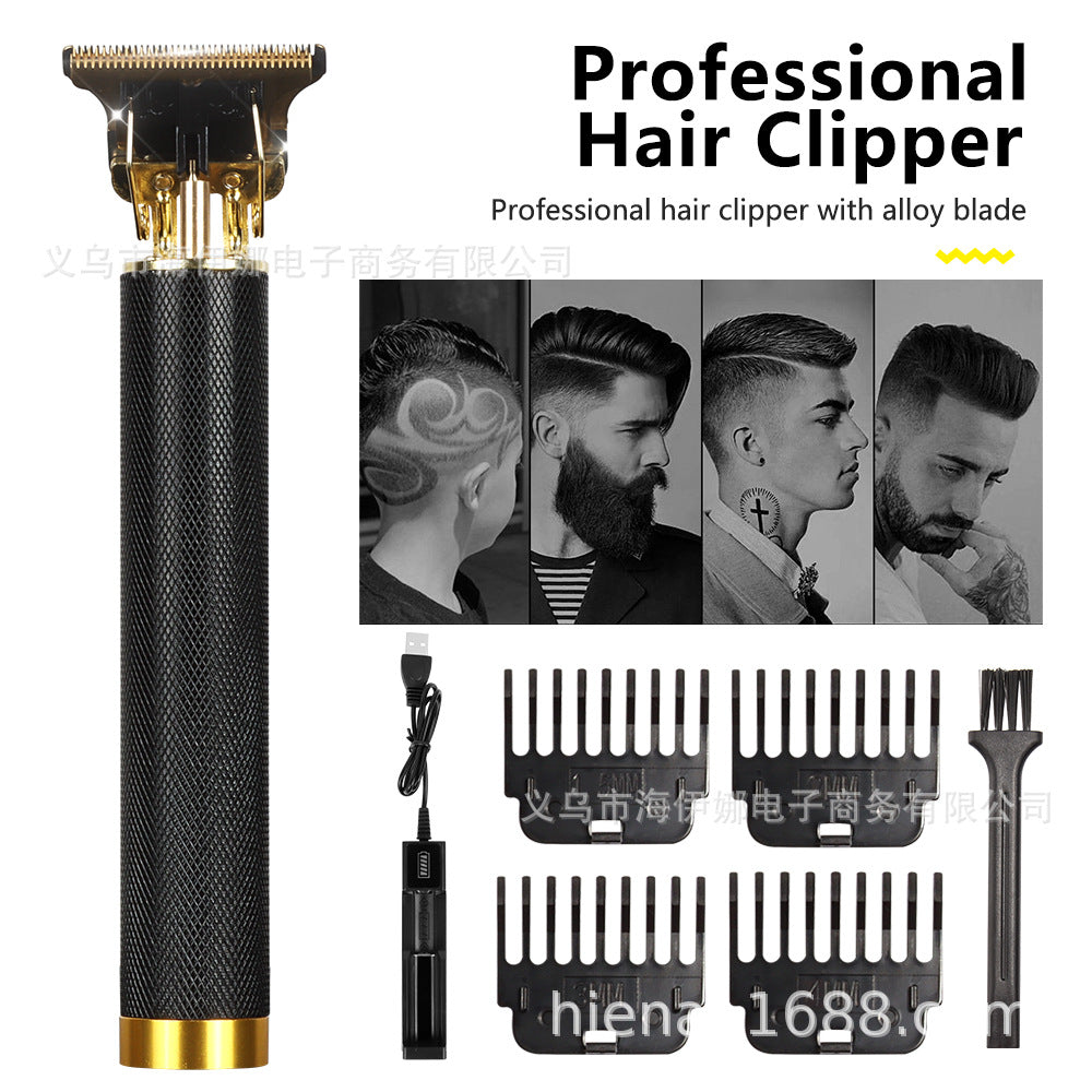 Hair clipper T9 hair clipper electric clipper razor electric push oil head scissors men's hair clipper clipper oil head scissors