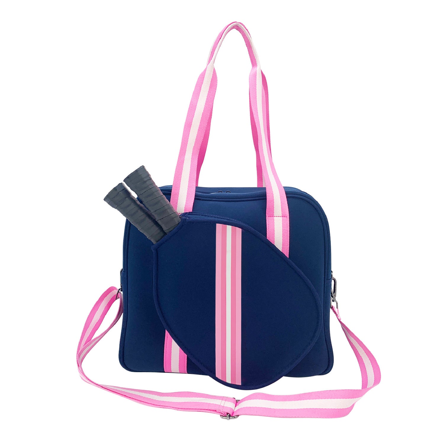 Amazon spot neoprene shoulder bag badminton bag multi-function outdoor pickleball bag portable tennis bag