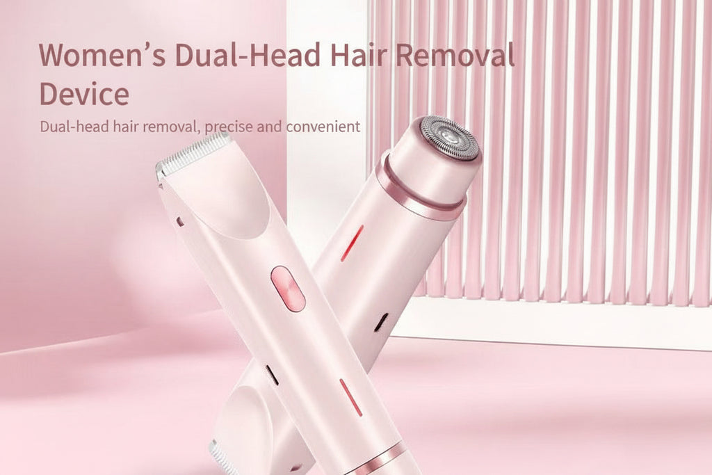 Cross-border new pet shaver full body washable double-head shaver private part hair remover baby double-head hair clipper