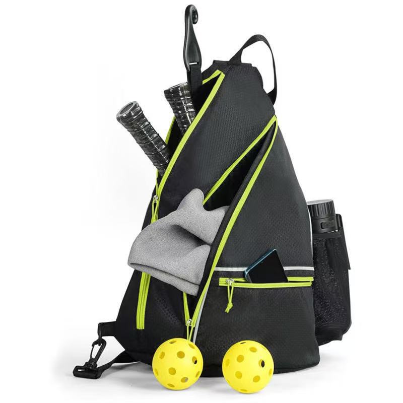 Amazon spot neoprene shoulder bag badminton bag multi-function outdoor pickleball bag portable tennis bag
