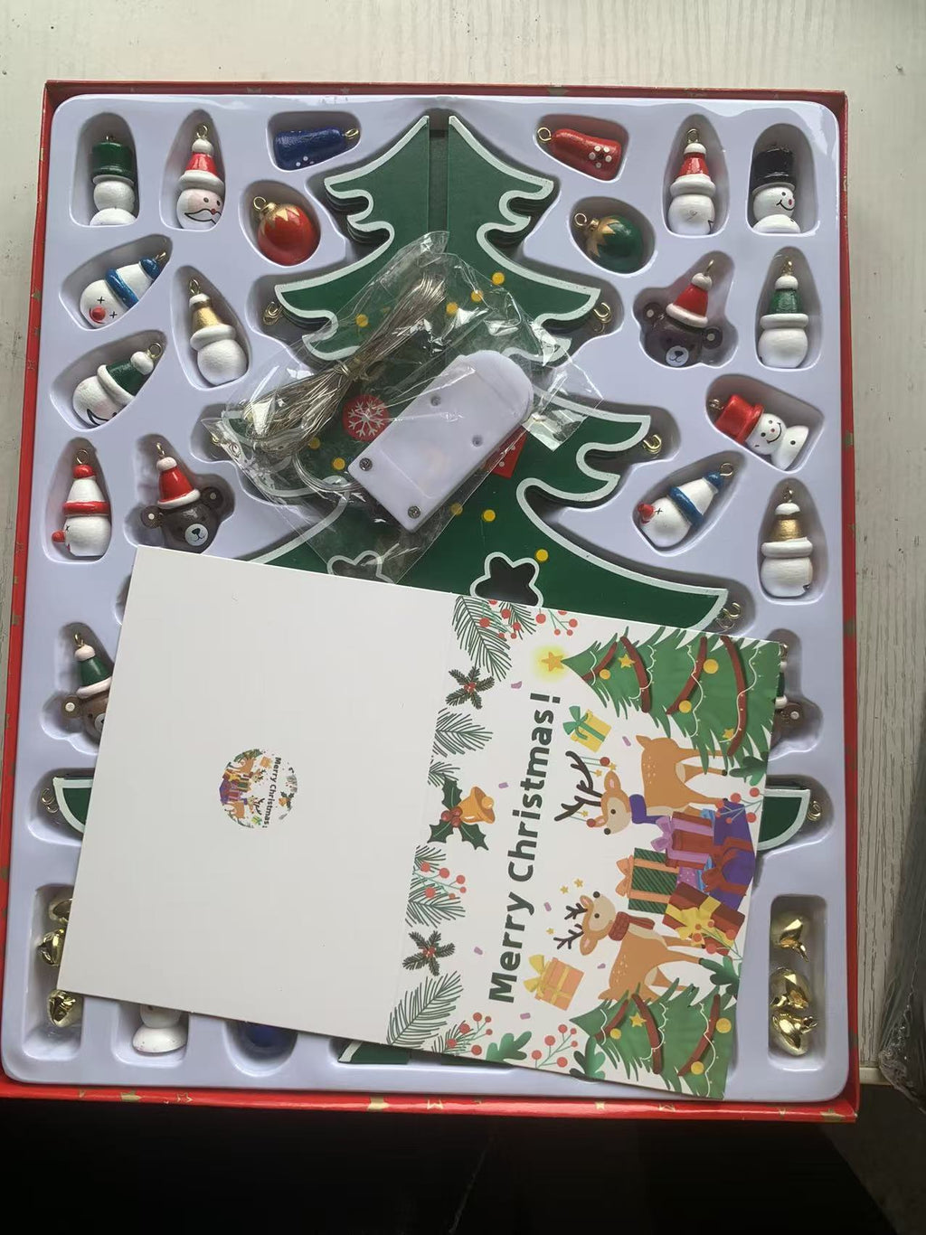 Y-Cross-Border New Product: Christmas Tree Arrival Calendar (Blind Calendar)