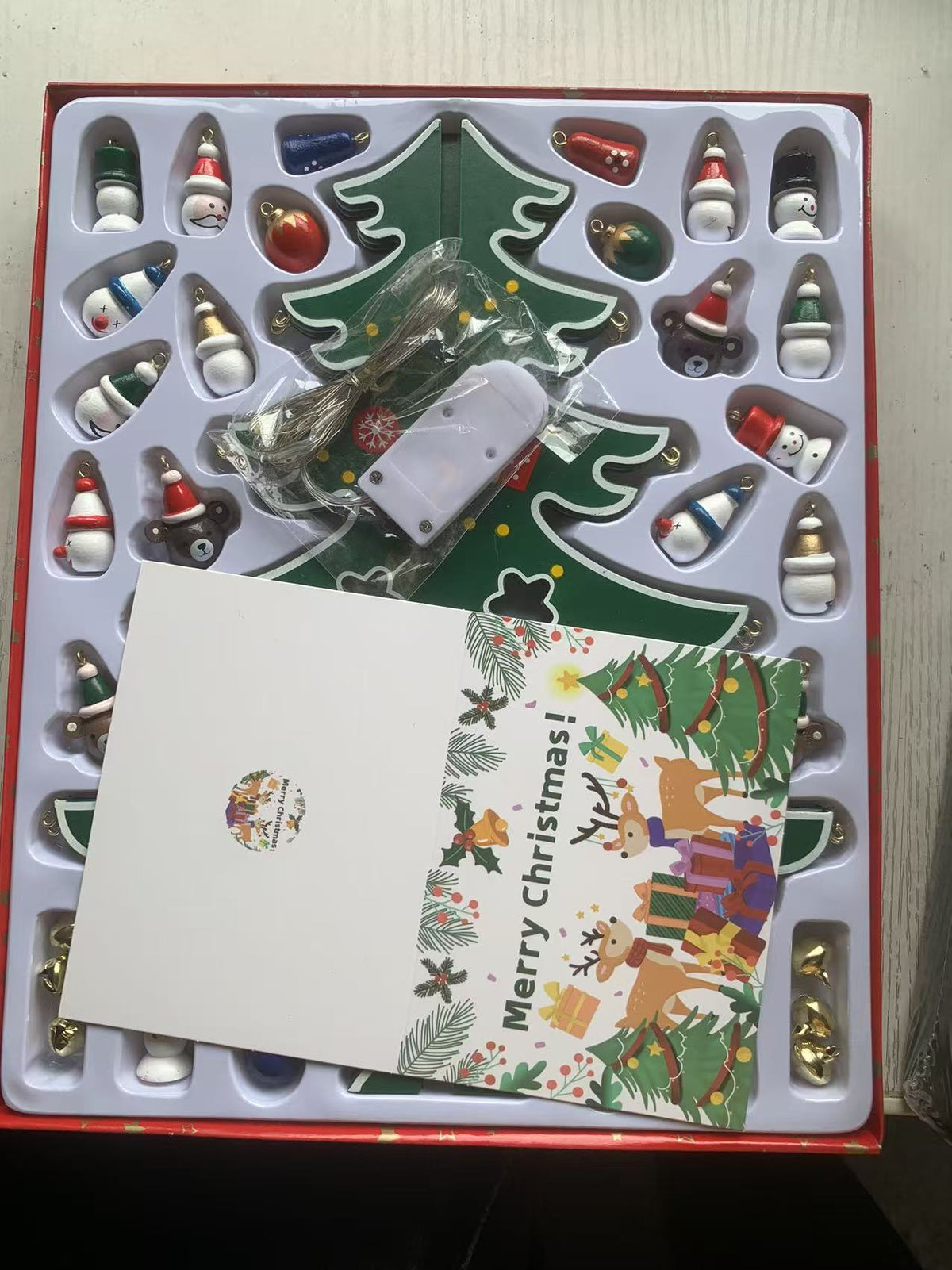 Y-Cross-Border New Product: Christmas Tree Arrival Calendar (Blind Calendar)