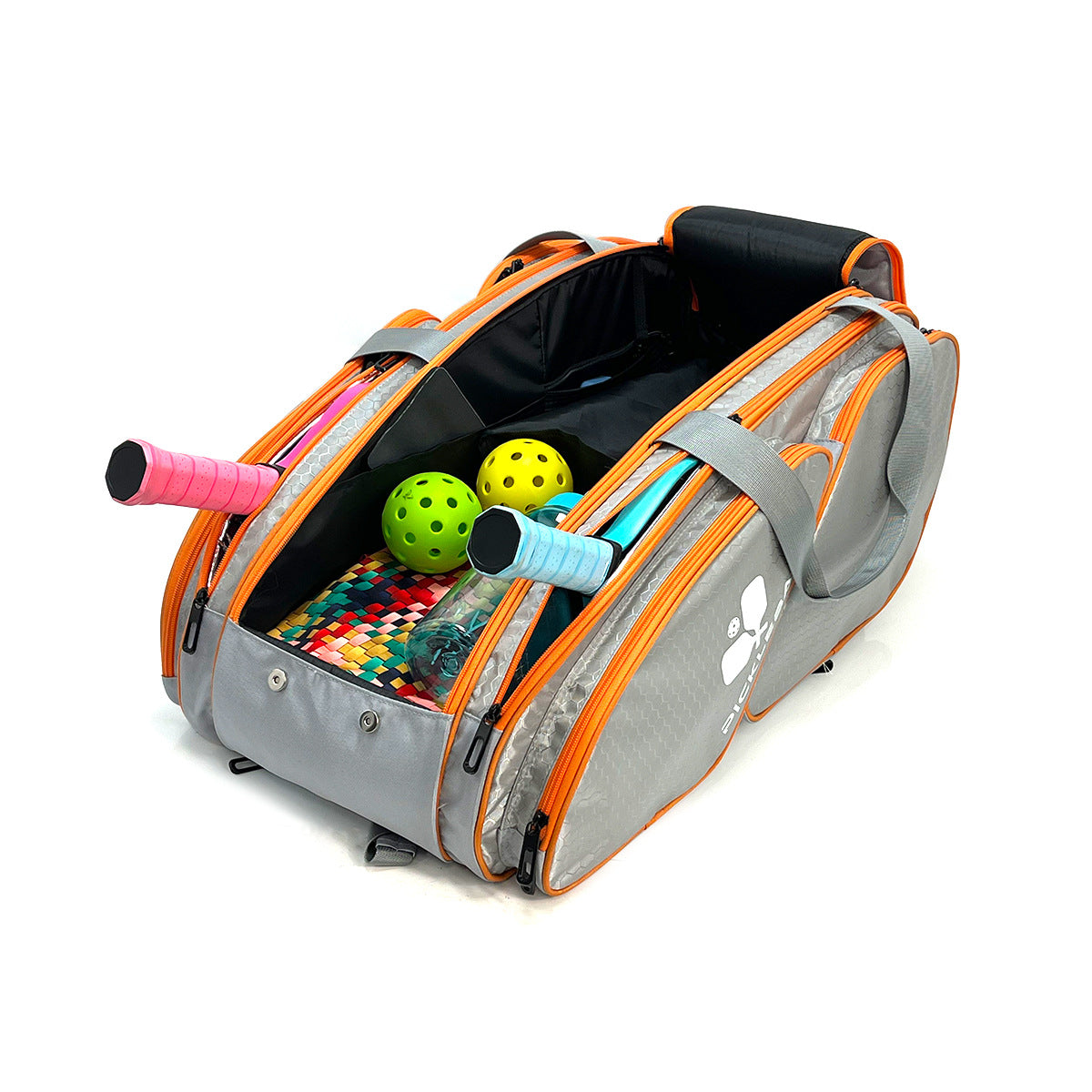 Amazon spot neoprene shoulder bag badminton bag multi-function outdoor pickleball bag portable tennis bag