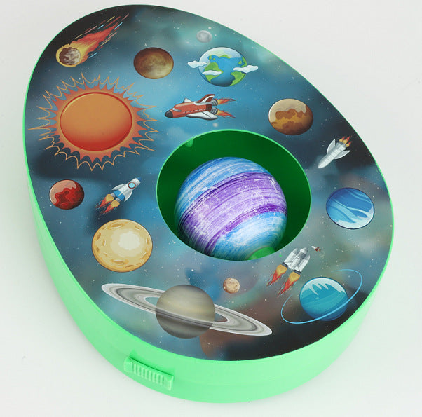 Happy Easter Egg Decoration Set Easter DIY Painted Egg Painting Game Drawing Board Playing Water Turtle