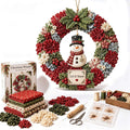 New cross-border product: Christmas Fabric Wreath DIY Kit