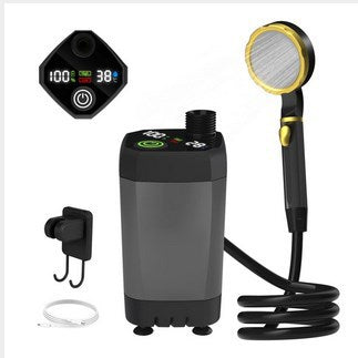 Outdoor shower bathing artifact camping site dormitory home simple electric mobile shower cross-border set
