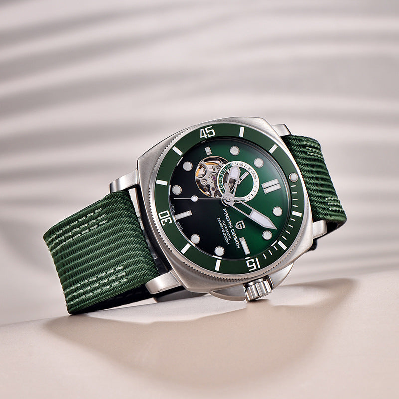 paganidesign PD1736 men's watch fully automatic mechanical watch stainless steel luminous waterproof watch