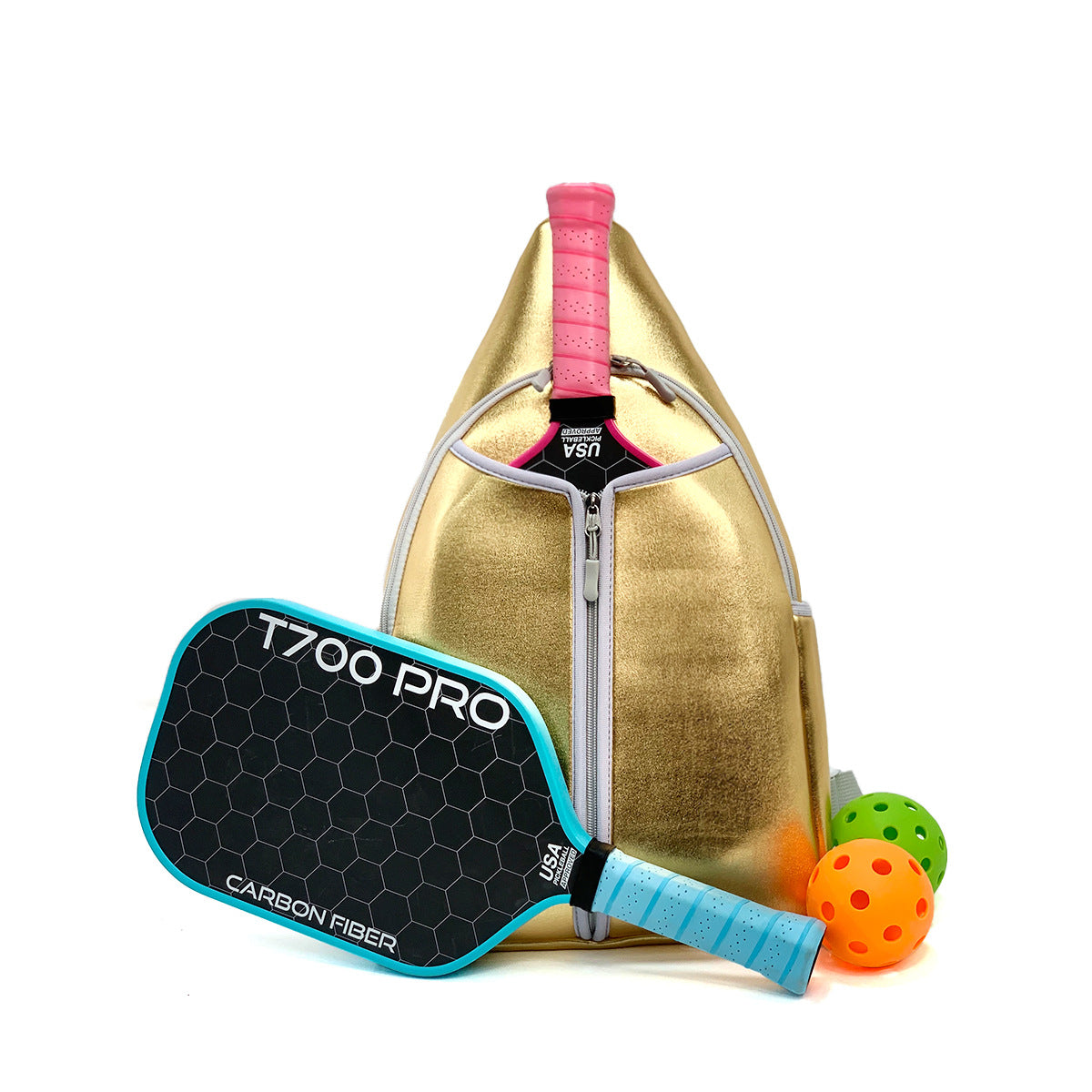Amazon spot neoprene shoulder bag badminton bag multi-function outdoor pickleball bag portable tennis bag