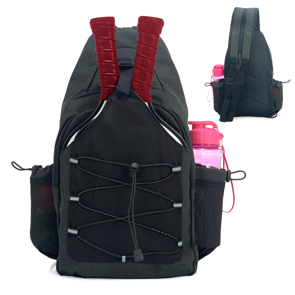 Amazon spot neoprene shoulder bag badminton bag multi-function outdoor pickleball bag portable tennis bag