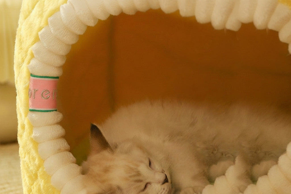 Cat house winter warm closed pet tent sleeping cat mat cat supplies cat house winter cat house