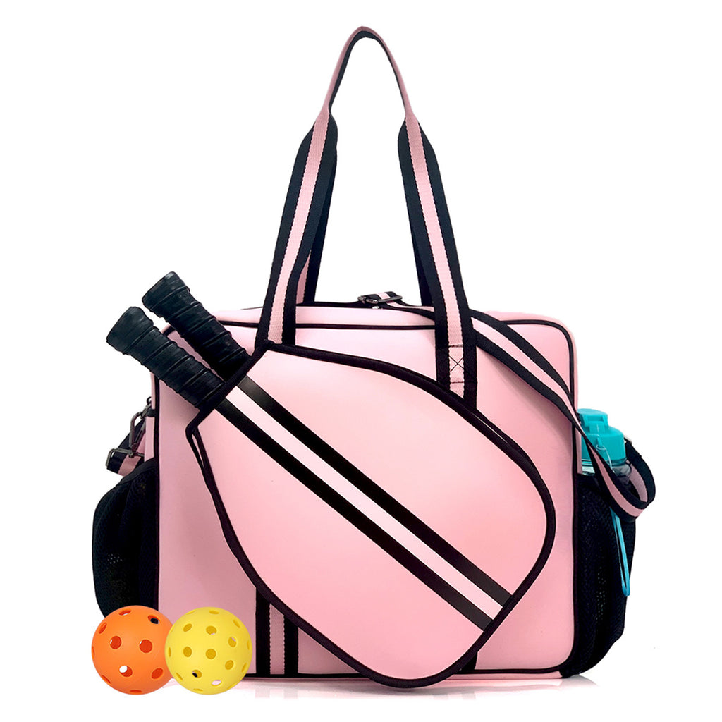 Amazon spot neoprene shoulder bag badminton bag multi-function outdoor pickleball bag portable tennis bag