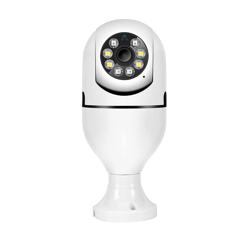 A6 Bulb Camera Full Color Dual Light 360° Home Wireless Surveillance Camera Baby Surveillance Camera E27