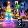 Christmas tree lights and string lights for holiday decorations, smart RGBIC tree lights, Halloween AIGC DIY light show LEDs