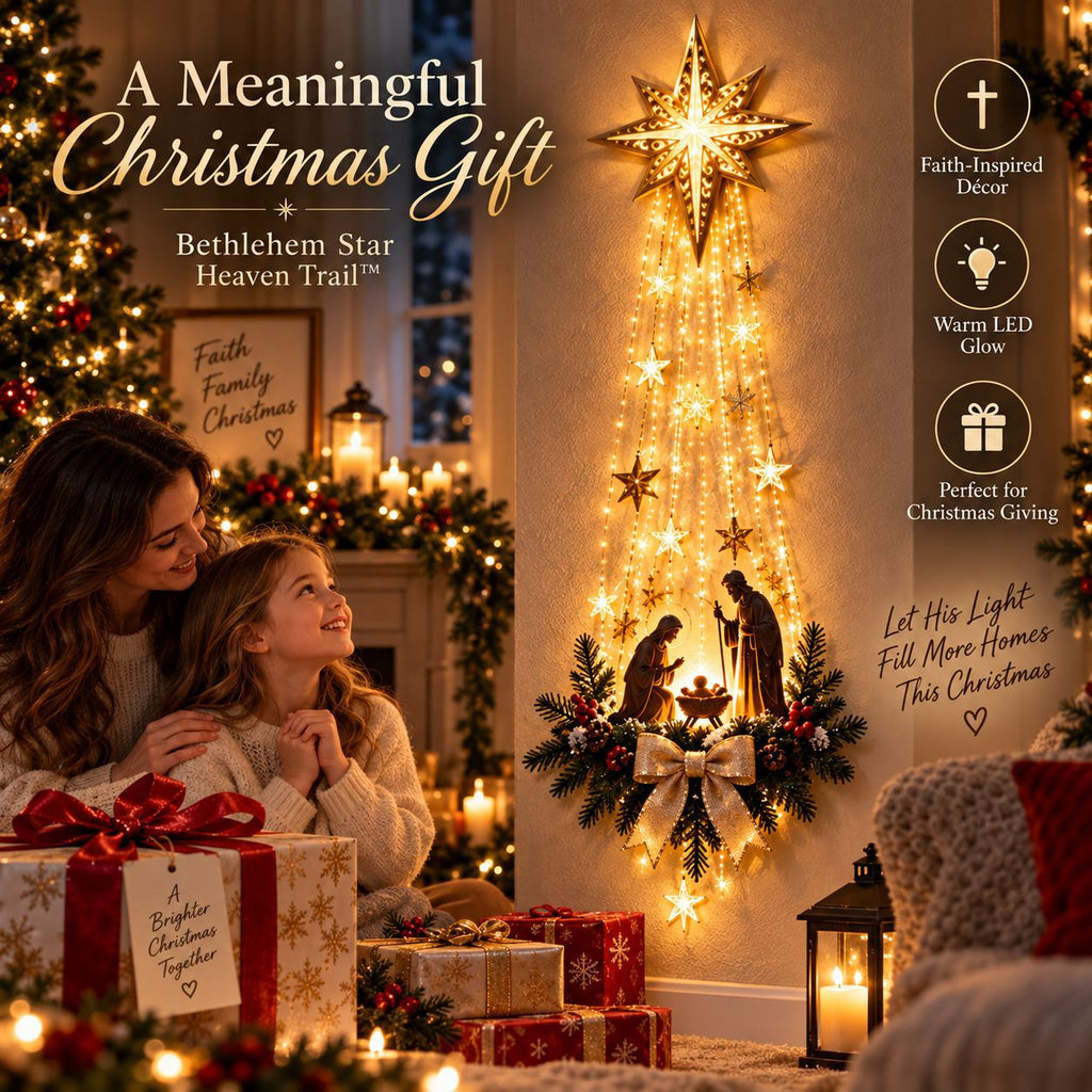 New cross-border product: Glowing Christmas Door Hanger