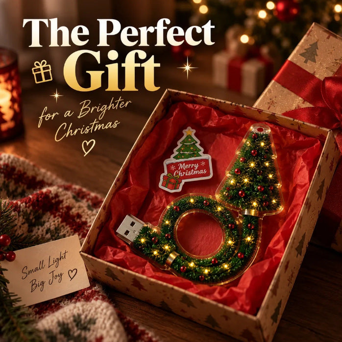Cross-border Christmas tree projection light, creative Christmas tree USB projector.