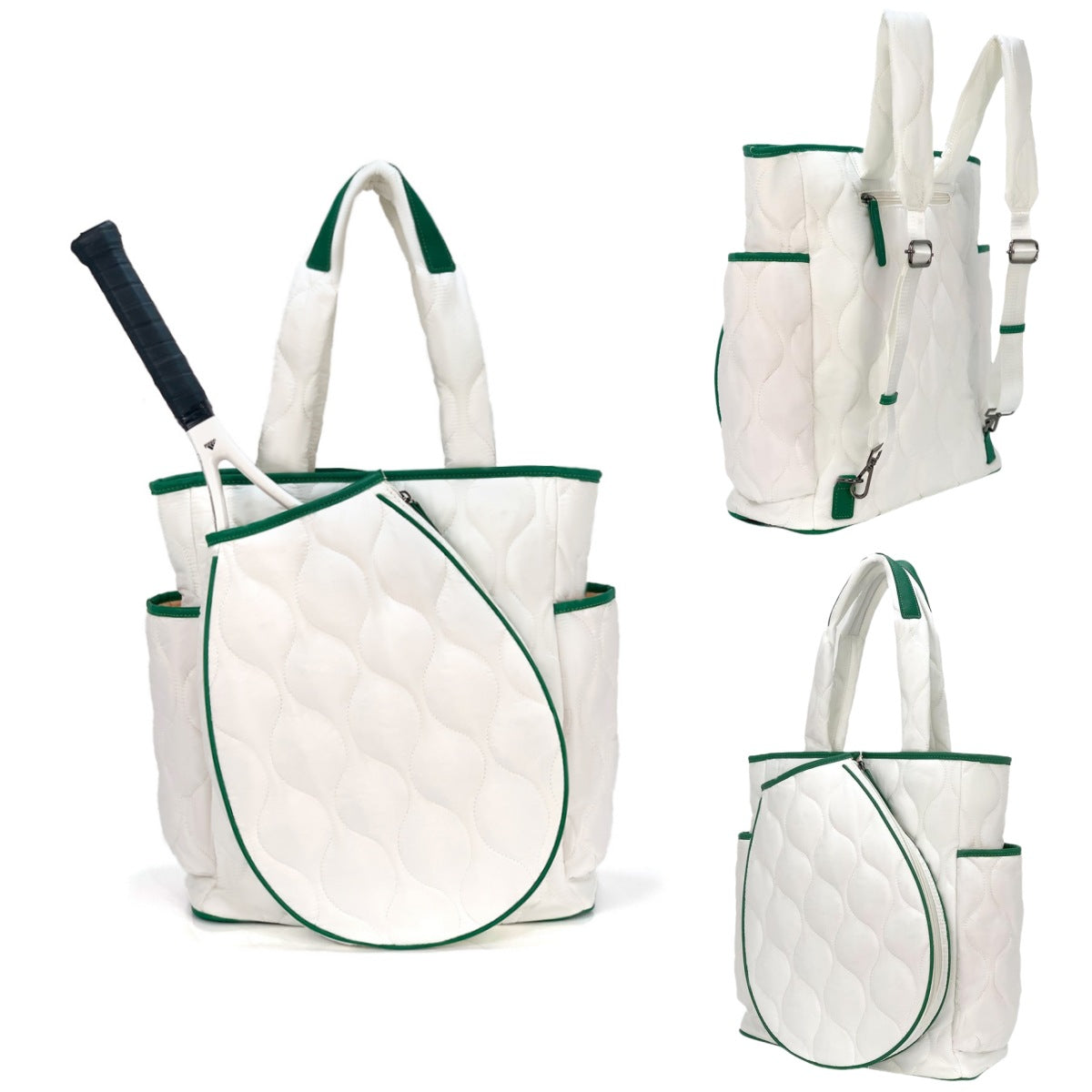 Amazon spot neoprene shoulder bag badminton bag multi-function outdoor pickleball bag portable tennis bag