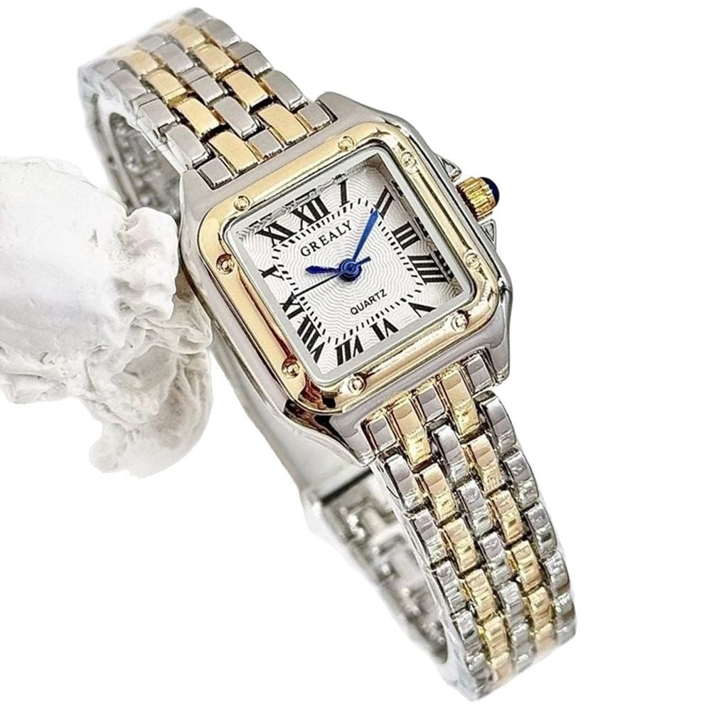 New Fashion Square Women's Watches Women Quartz Watches Women's Watches Casual Alloy Steel Band Watches Wholesale