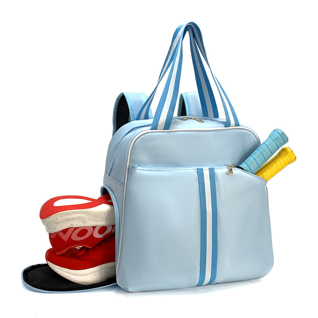 Amazon spot neoprene shoulder bag badminton bag multi-function outdoor pickleball bag portable tennis bag