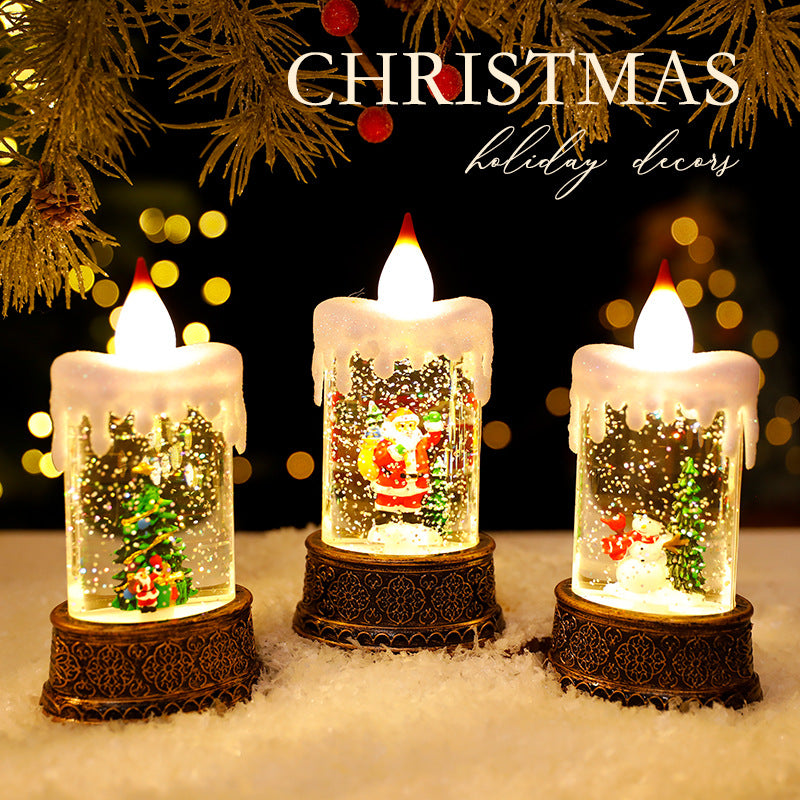 Amazon's best-selling Christmas glowing water-filled candles, creative mini lanterns, night lights, and Christmas decorations wholesale.