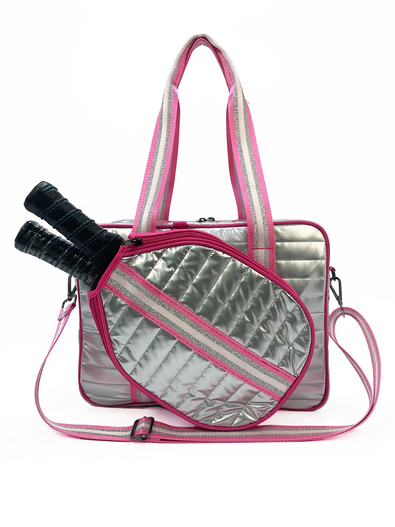 Amazon spot neoprene shoulder bag badminton bag multi-function outdoor pickleball bag portable tennis bag