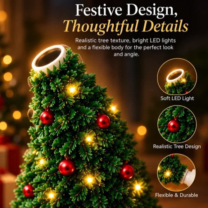 Cross-border Christmas tree projection light, creative Christmas tree USB projector.
