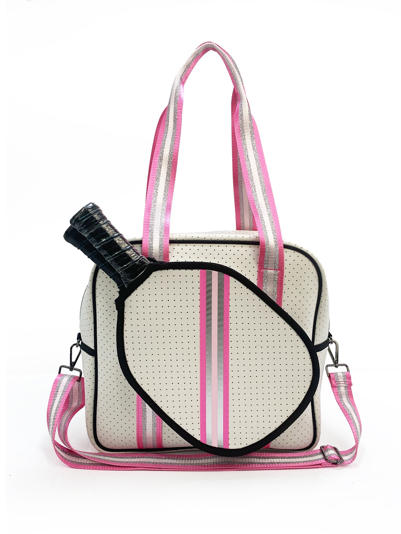 Amazon spot neoprene shoulder bag badminton bag multi-function outdoor pickleball bag portable tennis bag