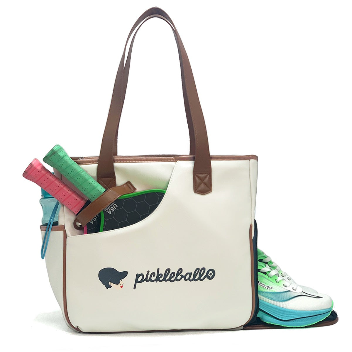 Amazon spot neoprene shoulder bag badminton bag multi-function outdoor pickleball bag portable tennis bag