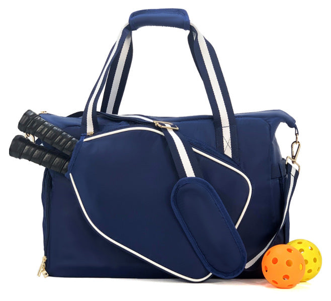 Amazon spot neoprene shoulder bag badminton bag multi-function outdoor pickleball bag portable tennis bag