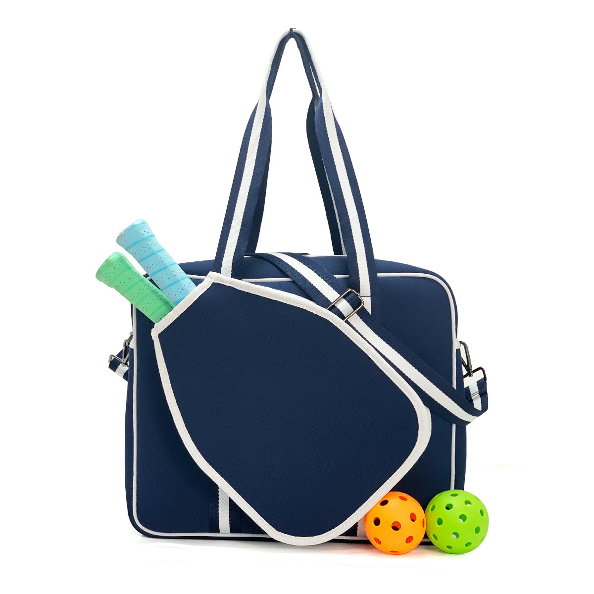 Amazon spot neoprene shoulder bag badminton bag multi-function outdoor pickleball bag portable tennis bag