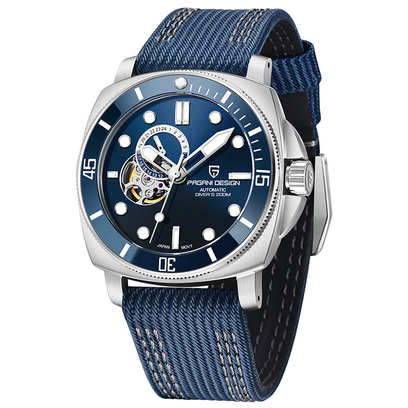 paganidesign PD1736 men's watch fully automatic mechanical watch stainless steel luminous waterproof watch