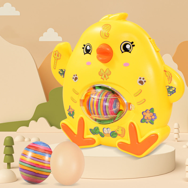 Happy Easter Egg Decoration Set Easter DIY Painted Egg Painting Game Drawing Board Playing Water Turtle