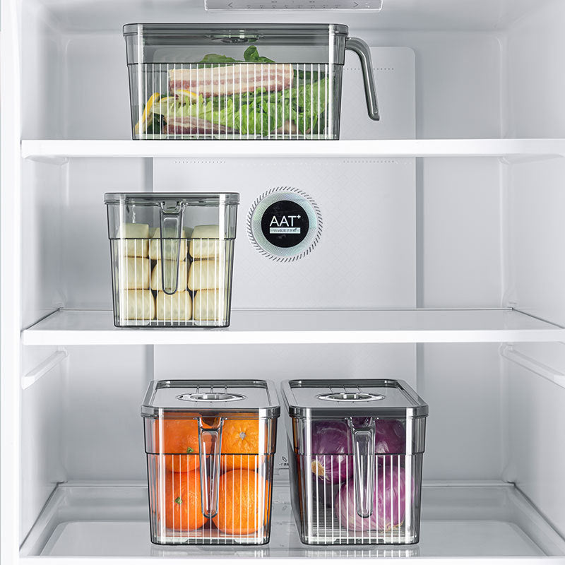 Refrigerator storage box food grade kitchen food vegetable fresh-keeping box refrigerator special frozen storage box Japanese style