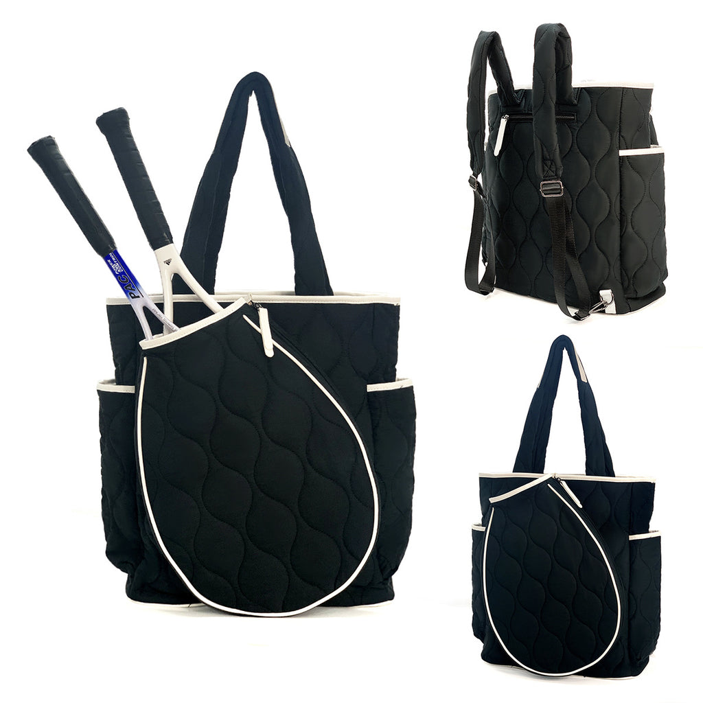 Amazon spot neoprene shoulder bag badminton bag multi-function outdoor pickleball bag portable tennis bag