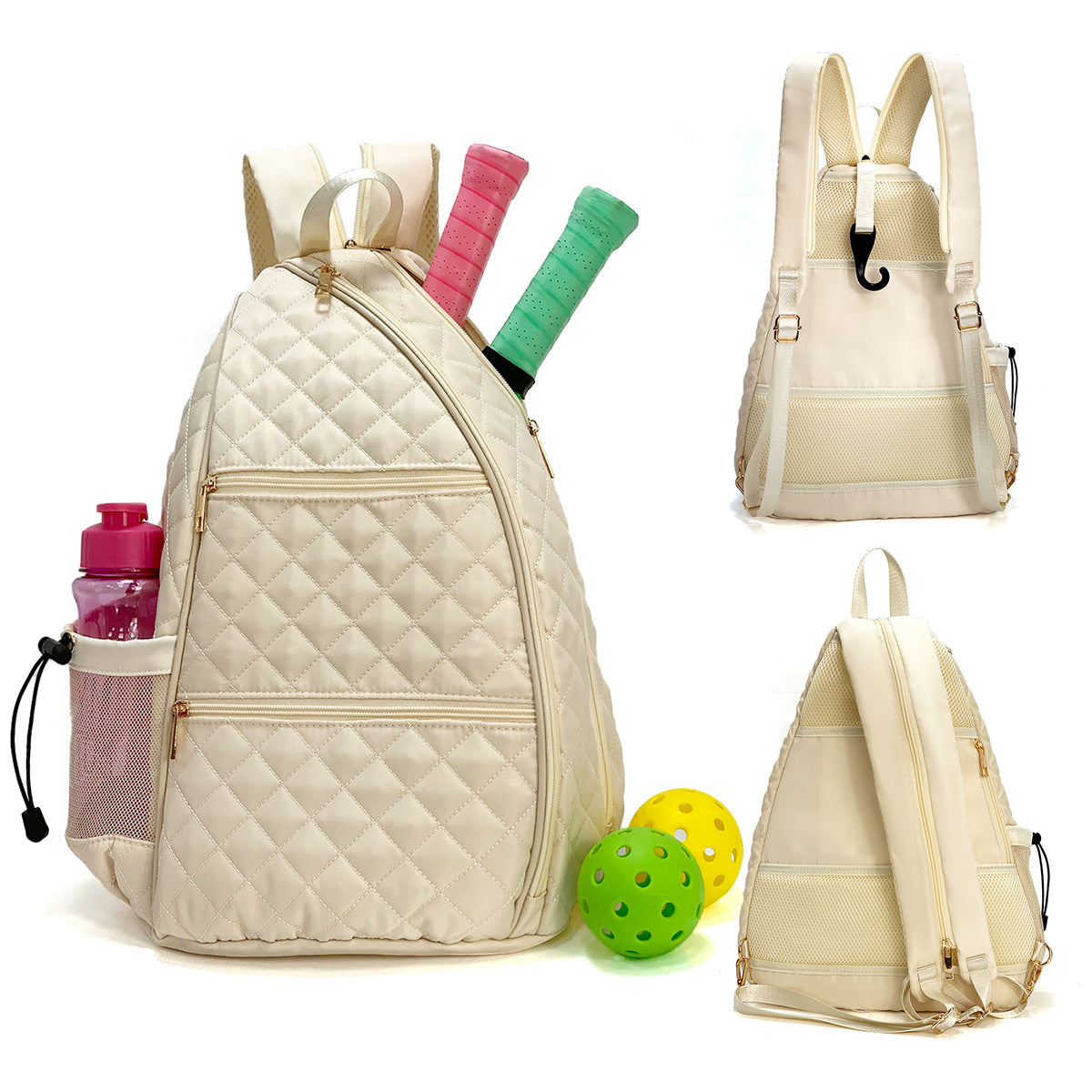 Amazon spot neoprene shoulder bag badminton bag multi-function outdoor pickleball bag portable tennis bag