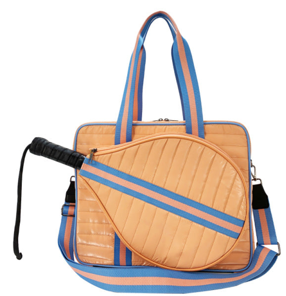 Amazon spot neoprene shoulder bag badminton bag multi-function outdoor pickleball bag portable tennis bag