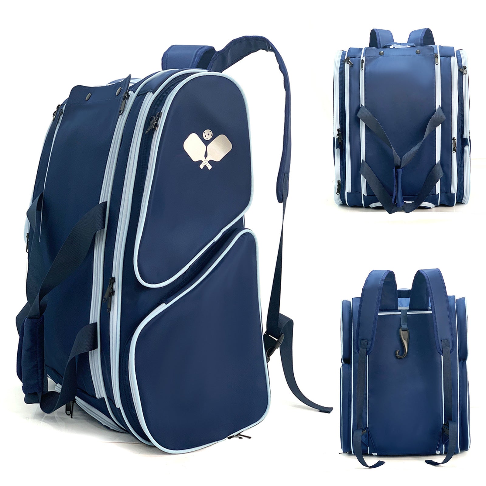 Amazon spot neoprene shoulder bag badminton bag multi-function outdoor pickleball bag portable tennis bag