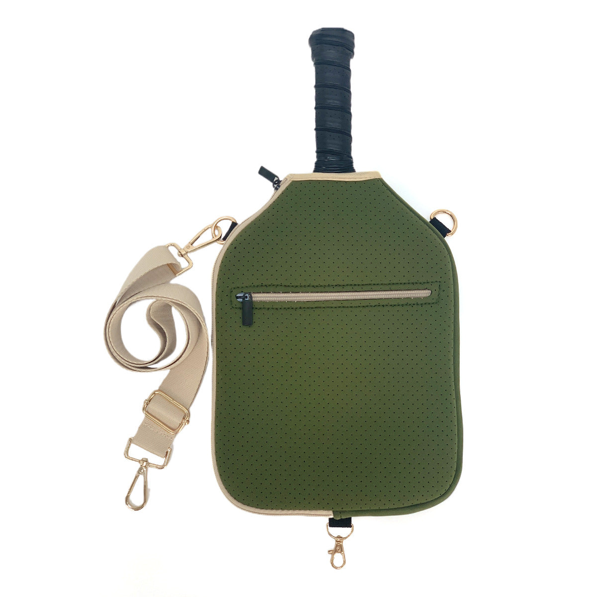 Amazon spot neoprene shoulder bag badminton bag multi-function outdoor pickleball bag portable tennis bag