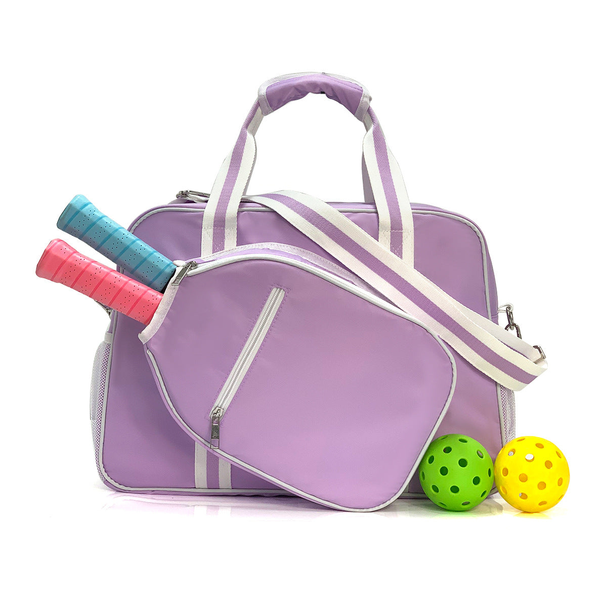 Amazon spot neoprene shoulder bag badminton bag multi-function outdoor pickleball bag portable tennis bag