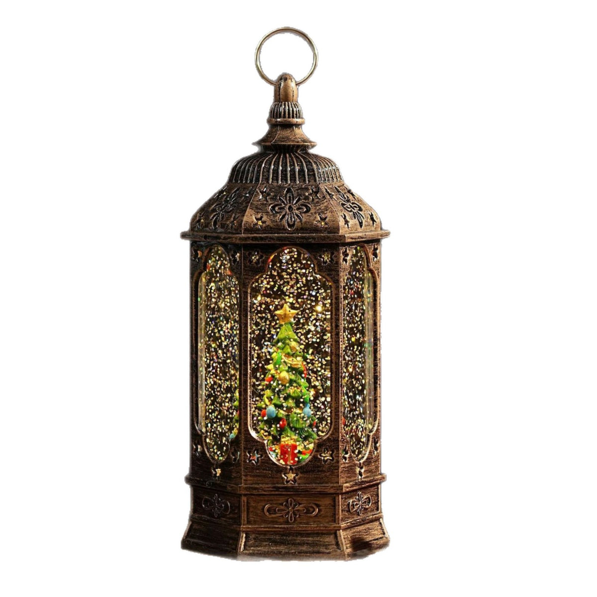 Cross-border Christmas decorations, LED water lanterns, old man and snowman indoor luminous night lights, creative home ornaments